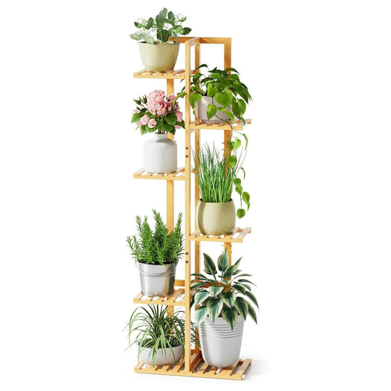 H.W.F PLANTER STAND”HIGH“ AESOME 33.5 in. Plant Stand Tall Flower Pot Holder 6-Tier Storage